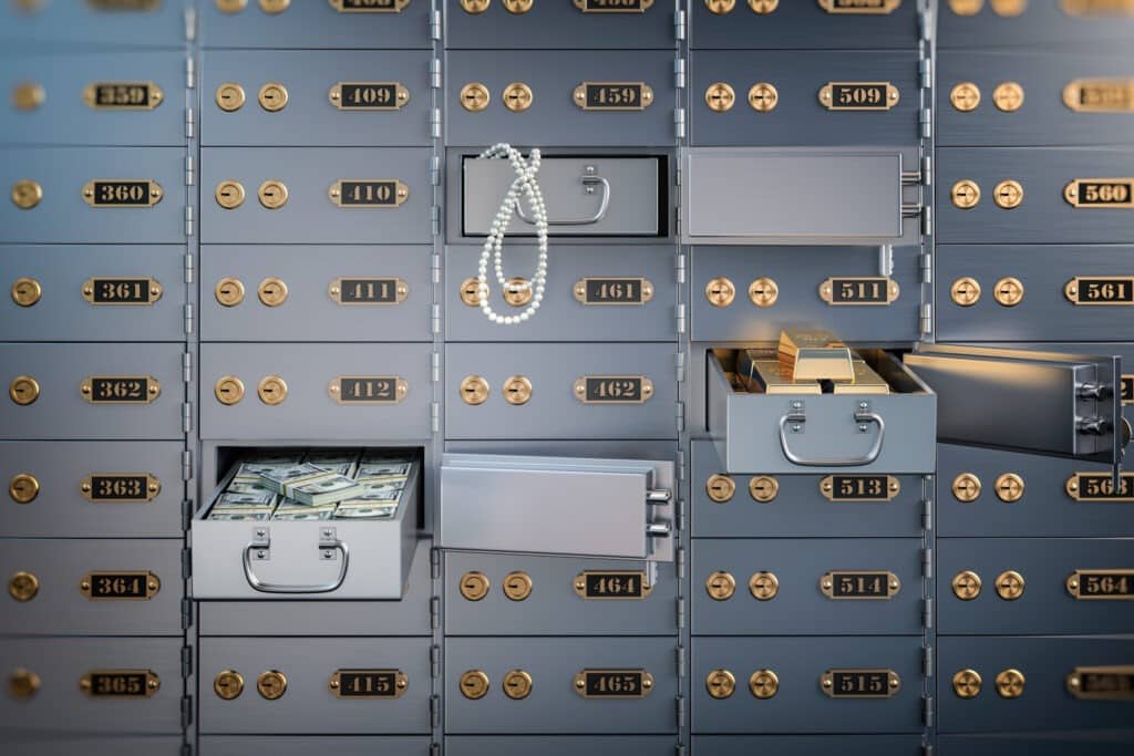 safe deposit lockers